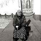 beggar lady in kiev