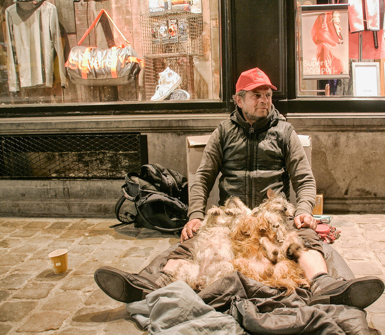 begging in Brussels