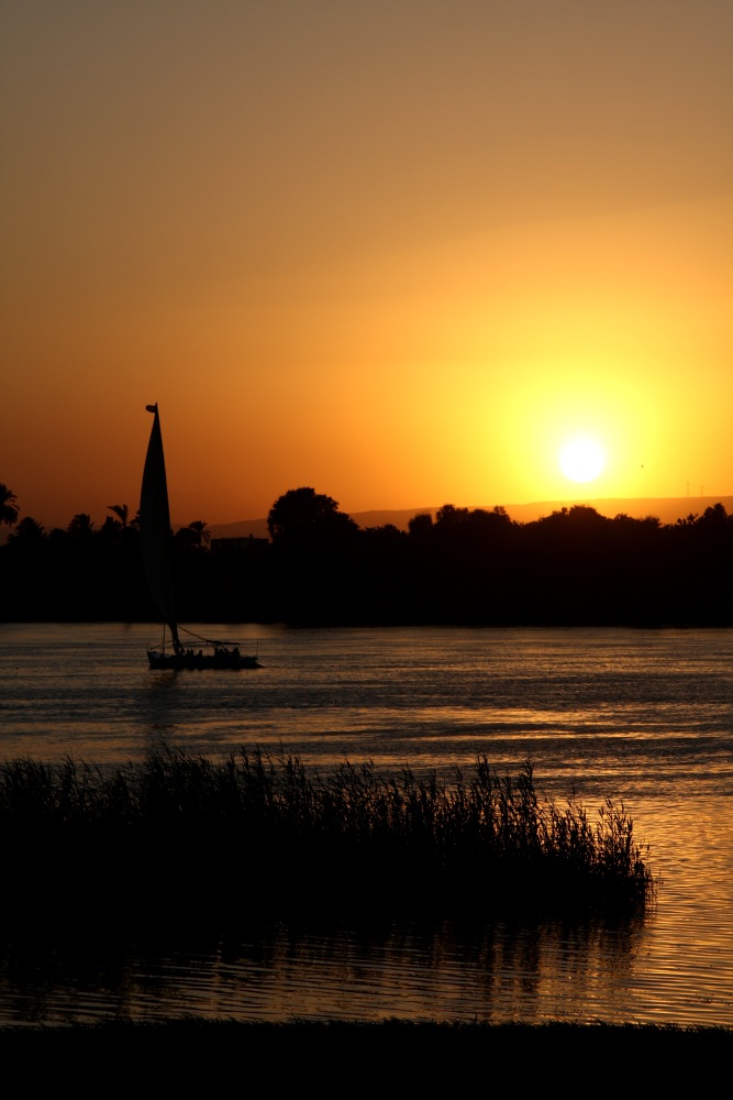 Beginn der Schlafenszeit am Nil