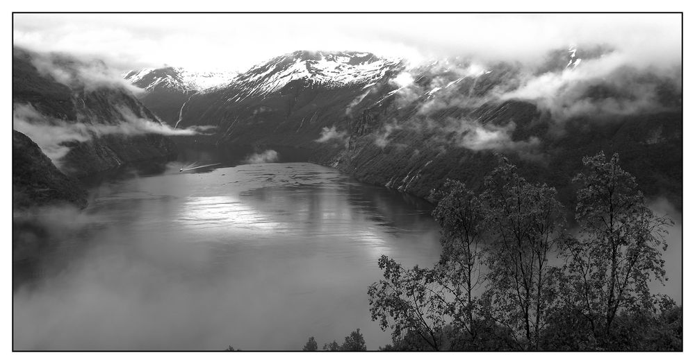 Beginn des Geirangerfjordes