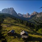 Beginn des Rudi Ellersteiges Richtung Lienzer Dolomiten