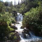 beginn des seebenwasserfalls in ehrwald/tirol