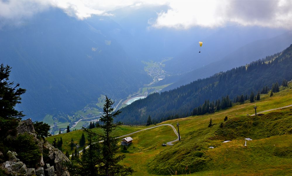 Beginn einer Wanderung über den Gantekopf nach Garfrescha…