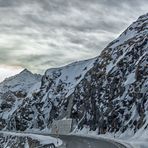 Beginnende Dämmerung auf dem Berninapass