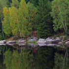 beginnender Herbst am Fichtelsee