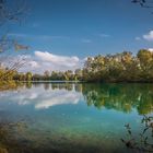 Beginnender Herbst am Waldschwaigsee