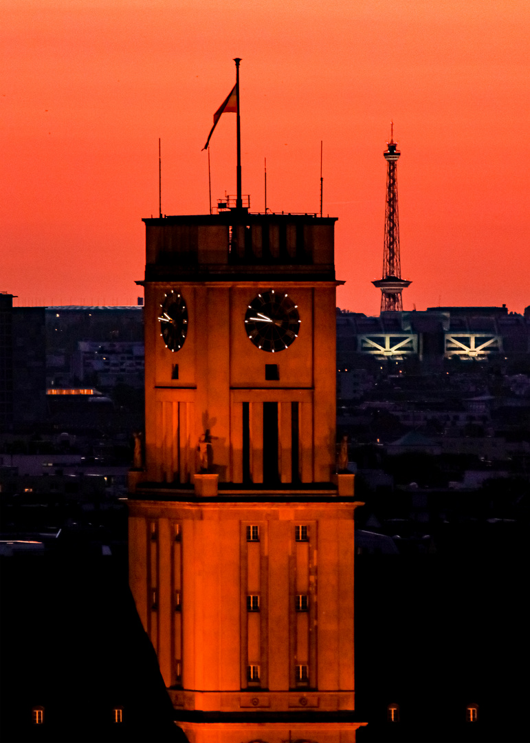 Beginning of the blue hour