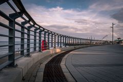 Begrenzt - Geländer bei der Landungsbrücke Helgoland