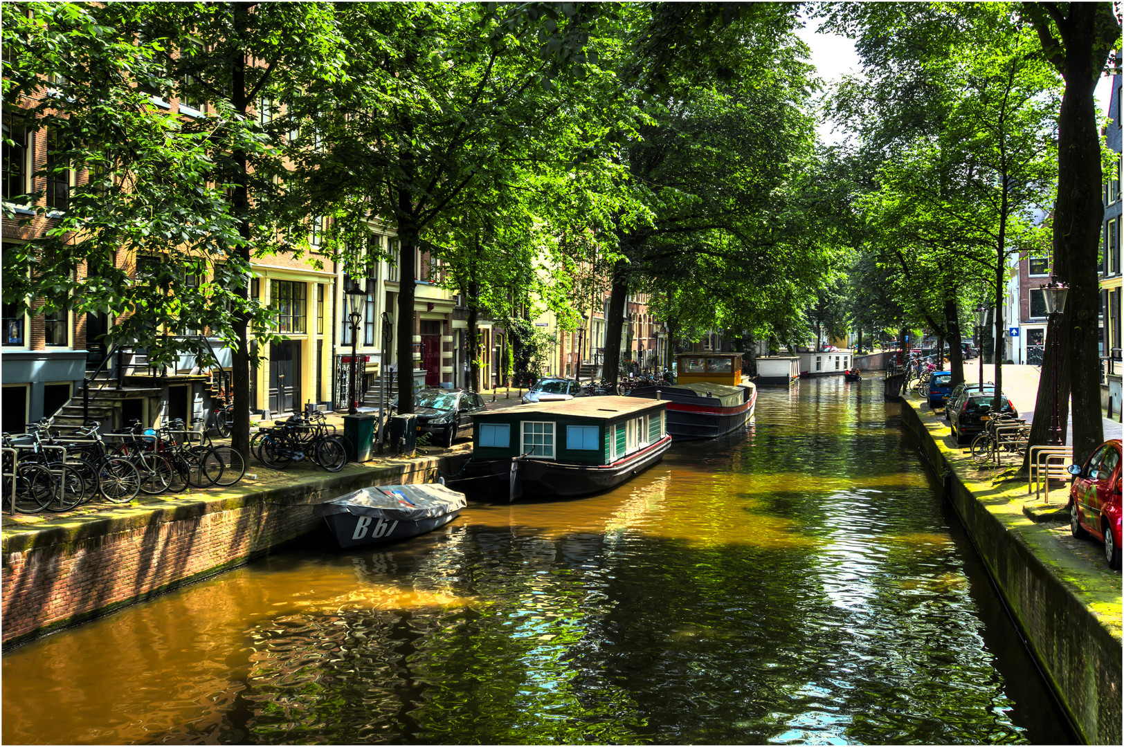 begrünte Gracht