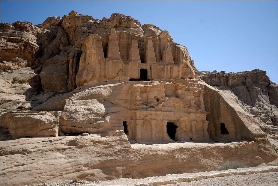 Behauen und verwittert (3), Petra - Jordanien