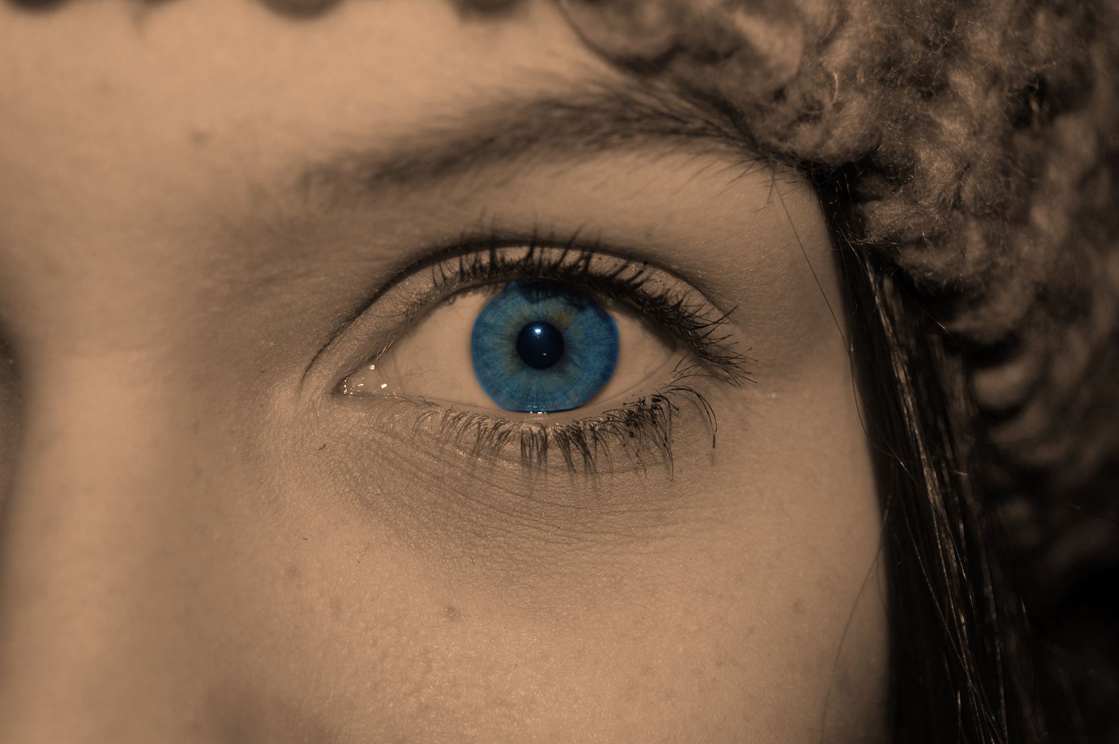 "... behind blue eyes...."