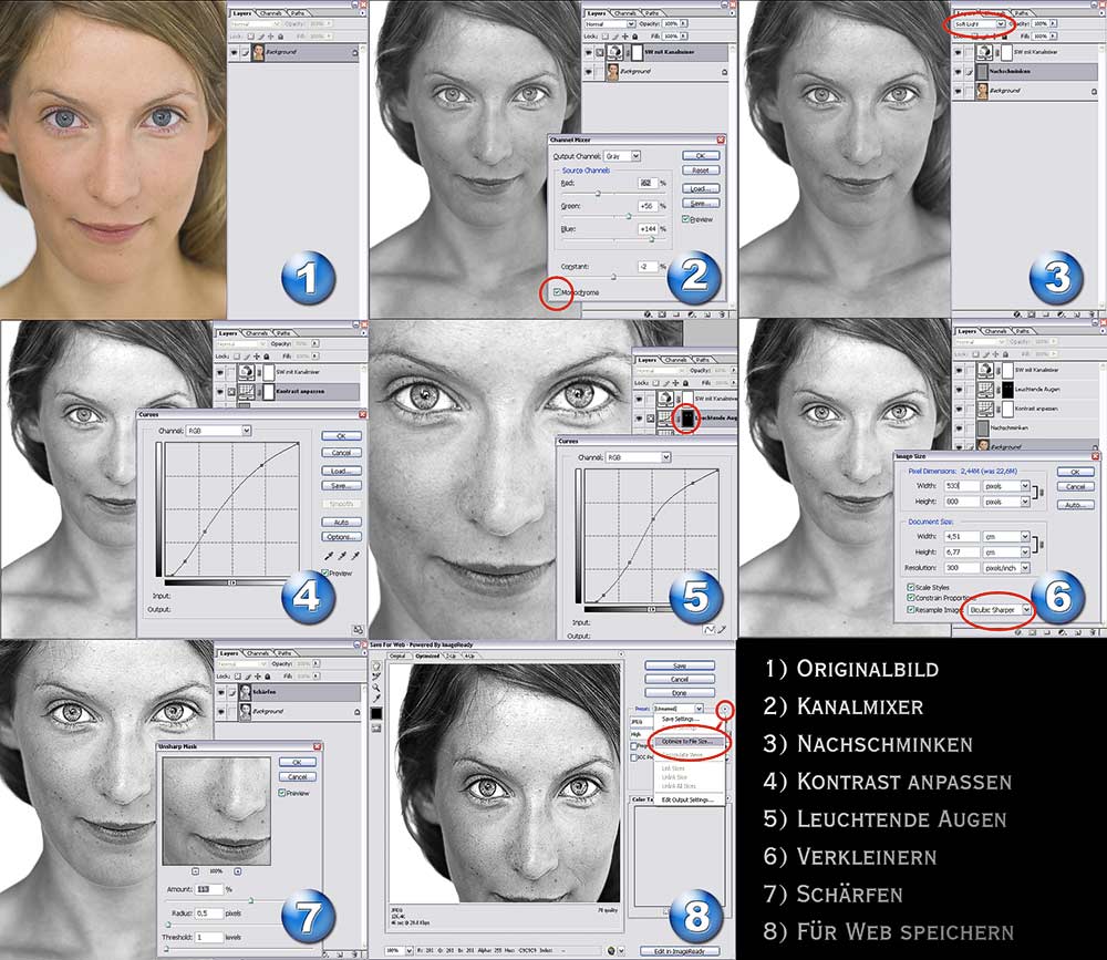 Behind blue eyes: Das Photoshop"How-To"