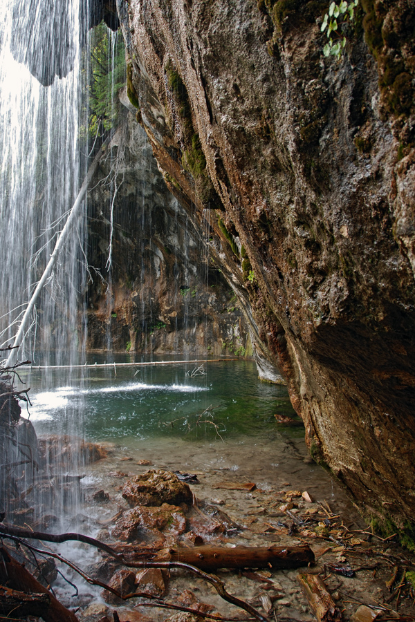 Behind the Falls