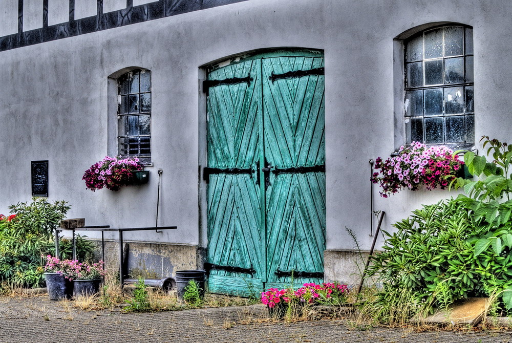 behind the green door