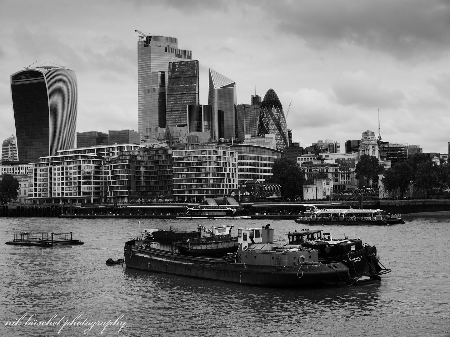 [ behind the Thames ]