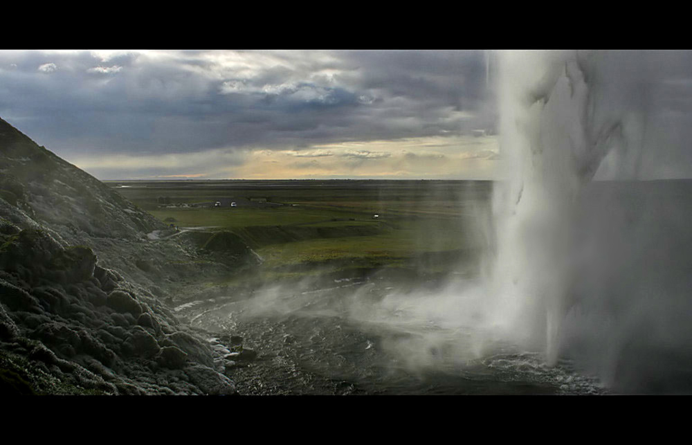 Behind the Waterfall