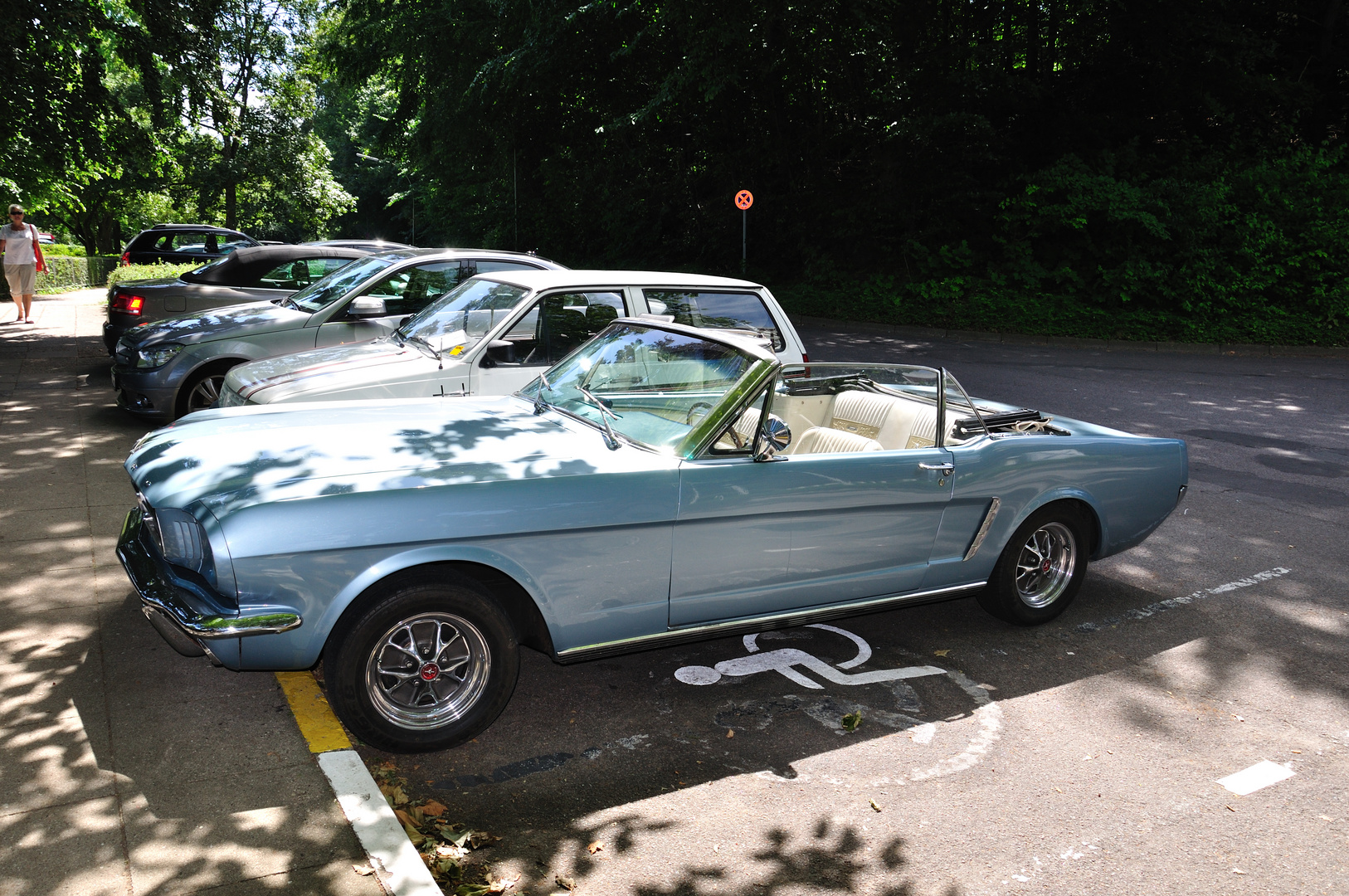 behindert , weil alt , Ford Mustang