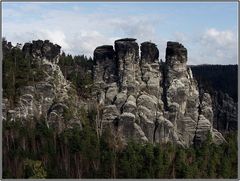 Bei - 3.° Grad auf der Bastei....