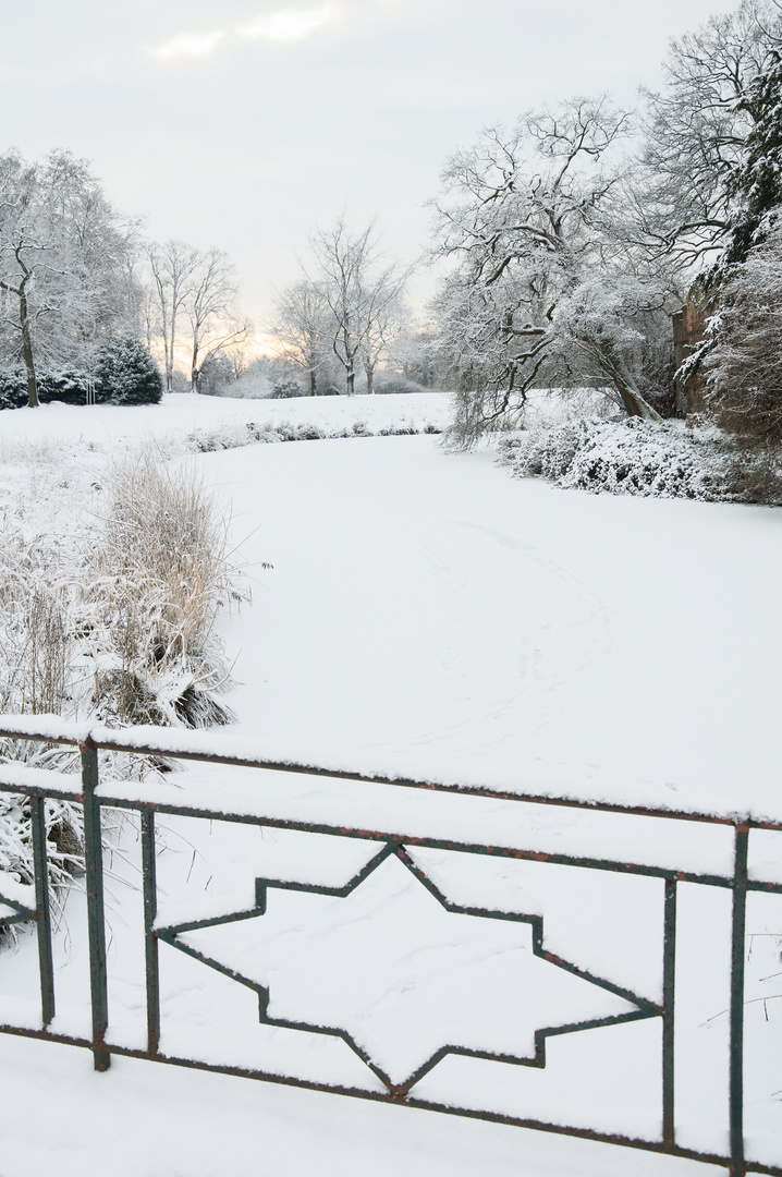 Bei Burg Linn, Krefeld, im letzten Winter