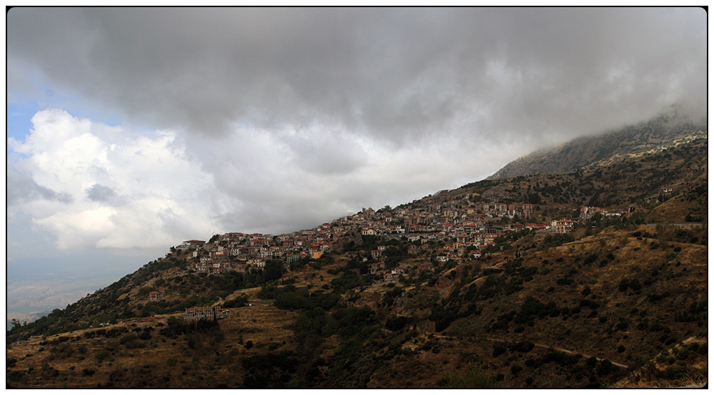 Bei Delphi, wieder so ein Regenwetter