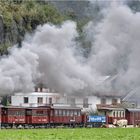 Bei dem Wetter geht uns der Zug am verlängerten Rücken vorbei.