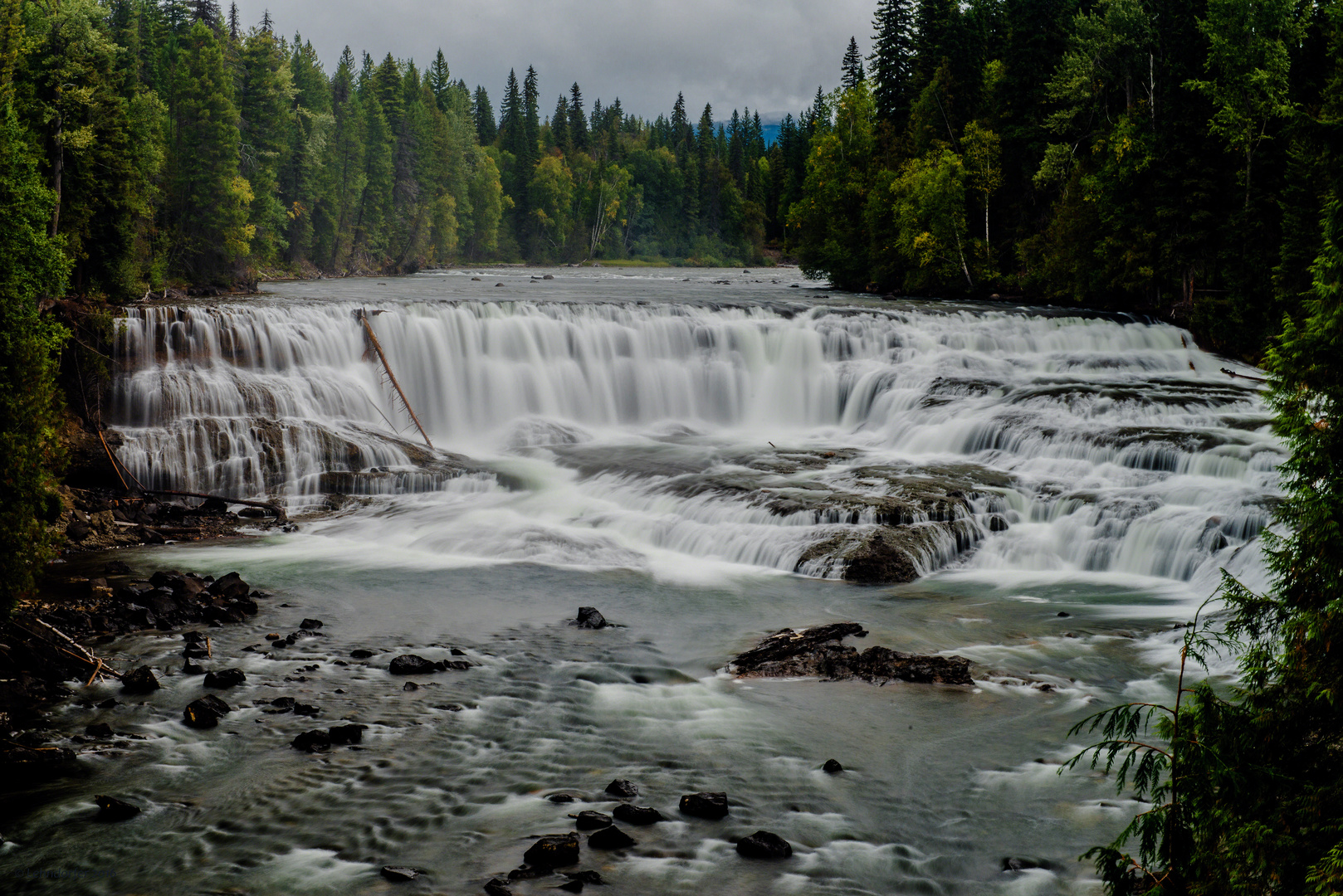 bei den Dawson Falls...