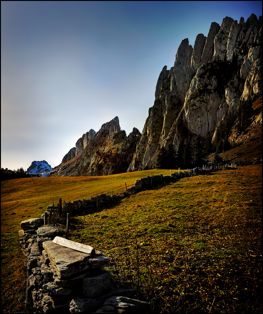 bei den Felsen