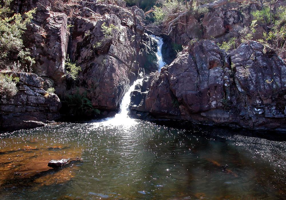 bei den MacKenzie Falls