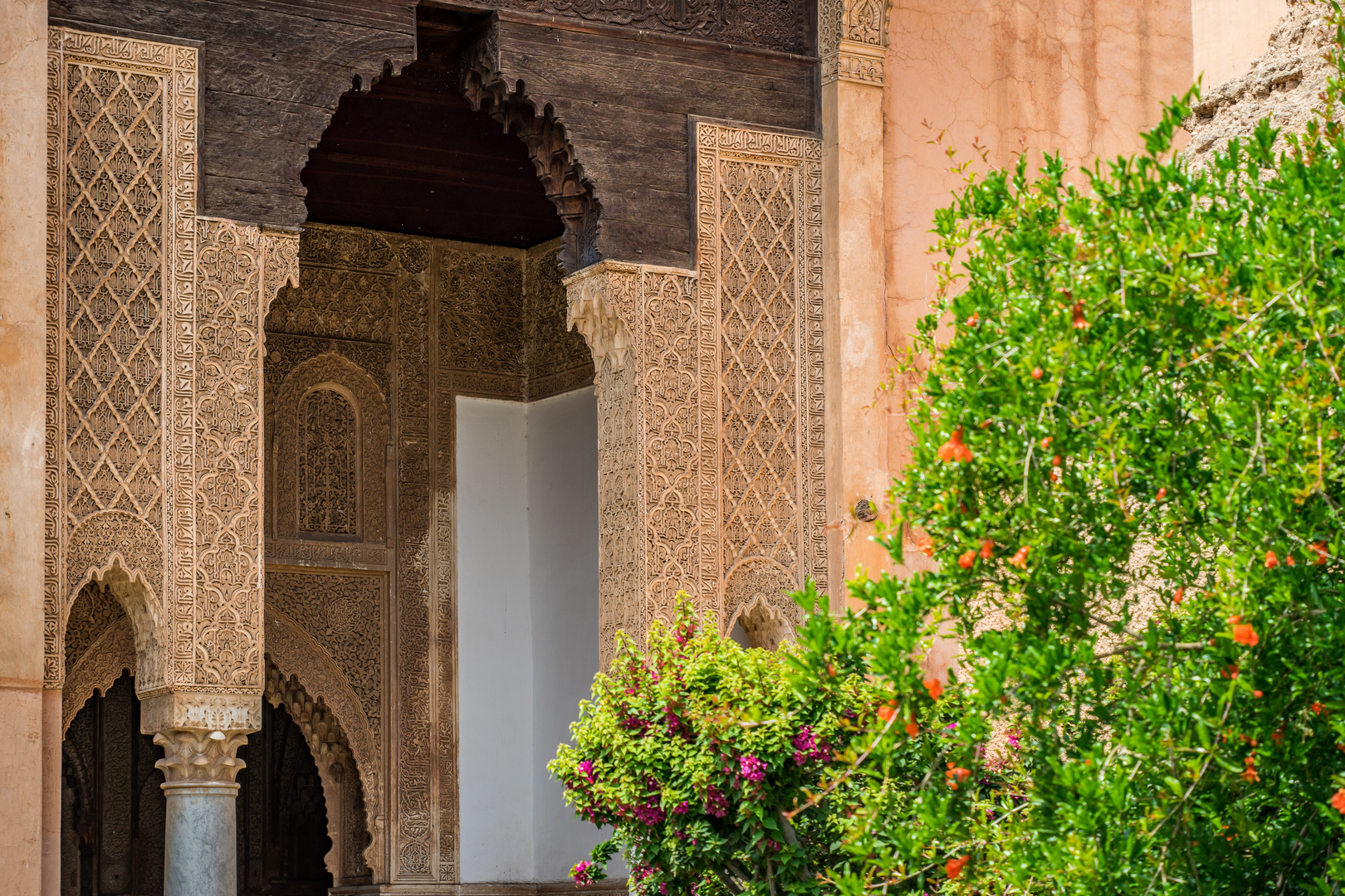 bei den Saadier-Gräbern III - Marrakesch/Marokko