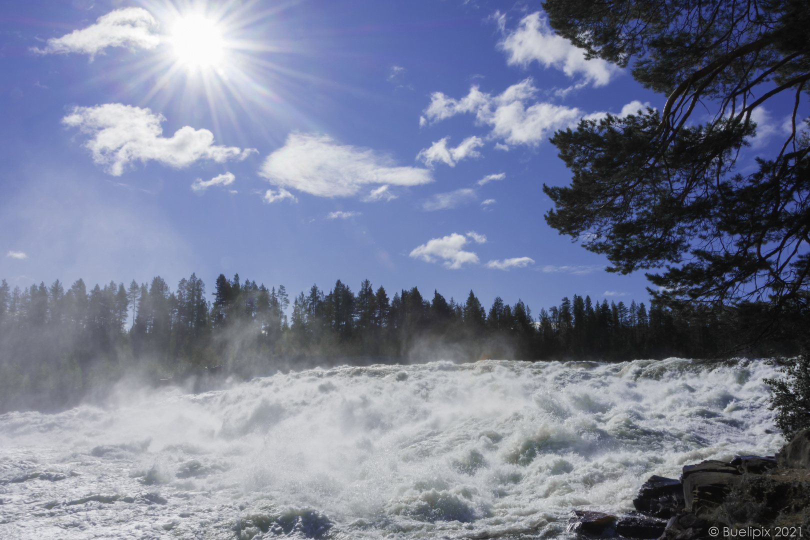 Bei den Storforsen am Piteälven (© Buelipix)