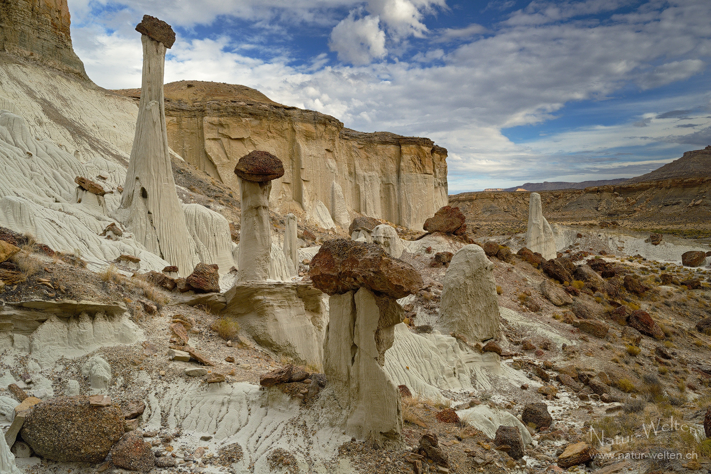 Bei den Wahweap Hoodoos