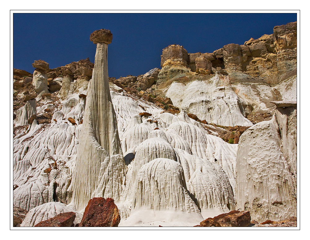 Bei den weißen Hoodoos ...