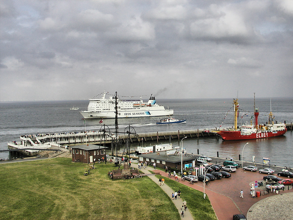 Bei der "Alten Liebe" in Cuxhaven