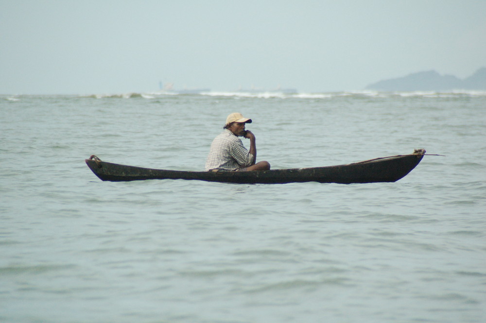 Bei der Arbeit in Goa