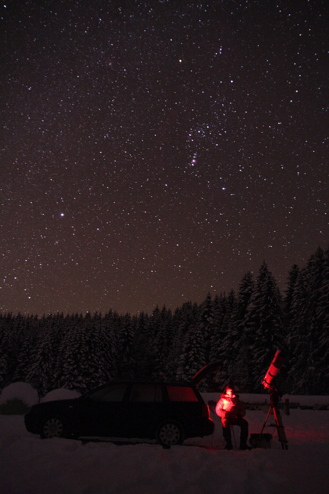 Bei der Astrofotografie