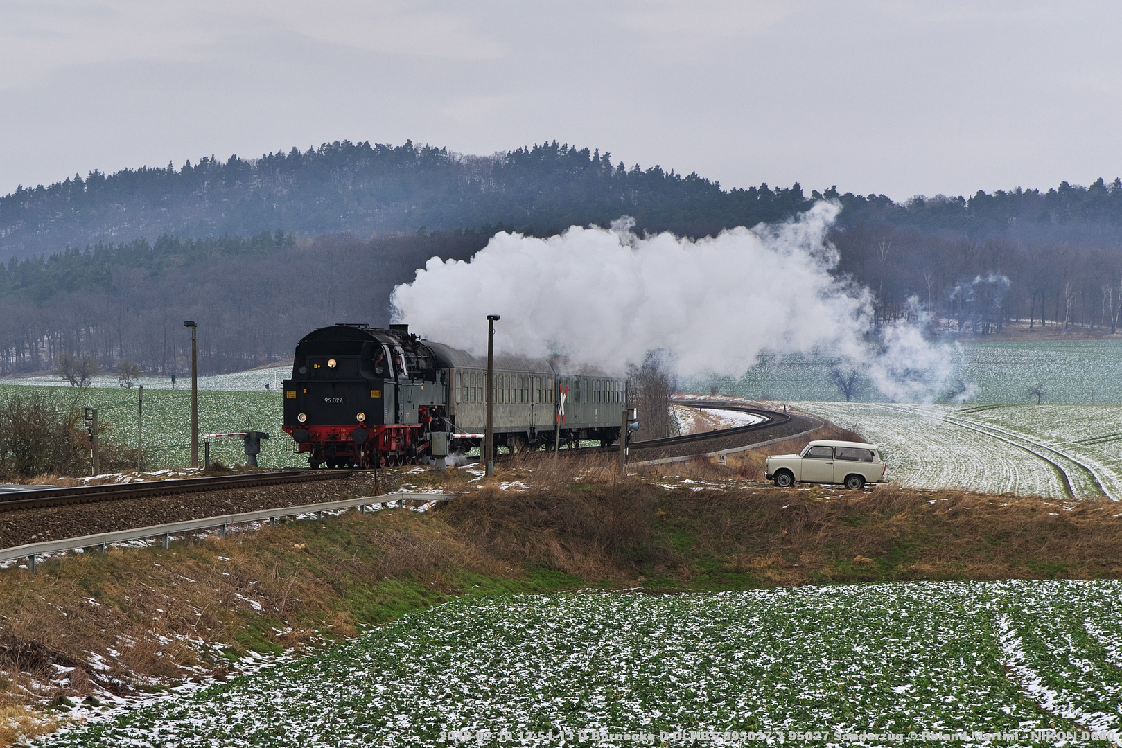 Bei der Aussicht auf ein solches Foto will keiner im Trabbi sitzen ...