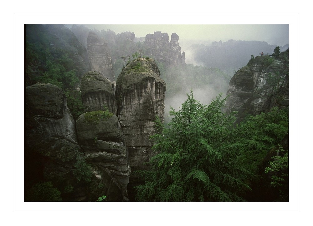 Bei der Bastei, Sächsiche Schweiz