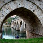 Bei der Brücke über die Drina 