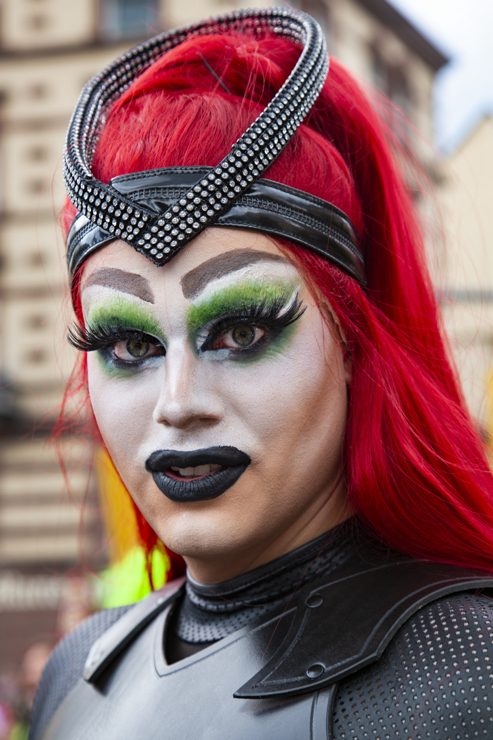 Bei der CSD-Parade in Stuttgart