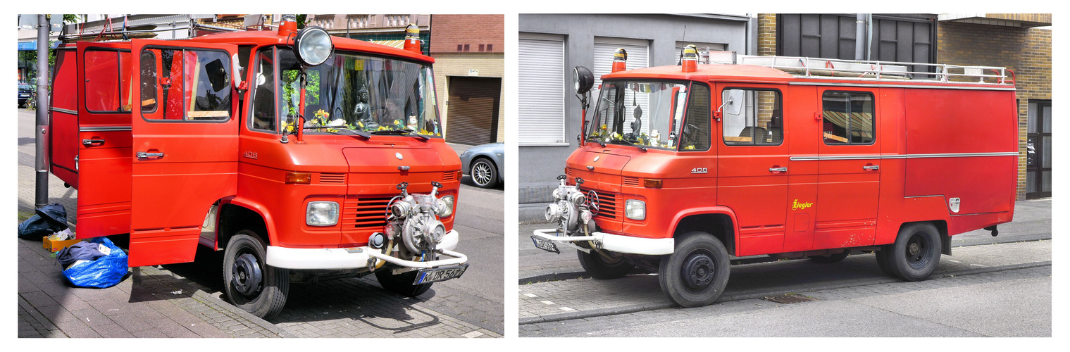 Bei der Feuerwehr ausrangiert