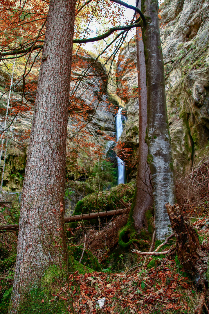 Bei der Hinanger Wasserfall