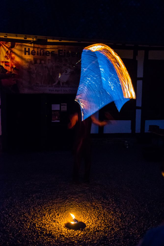 bei der "Nacht des offenen Schmiedefeuers"