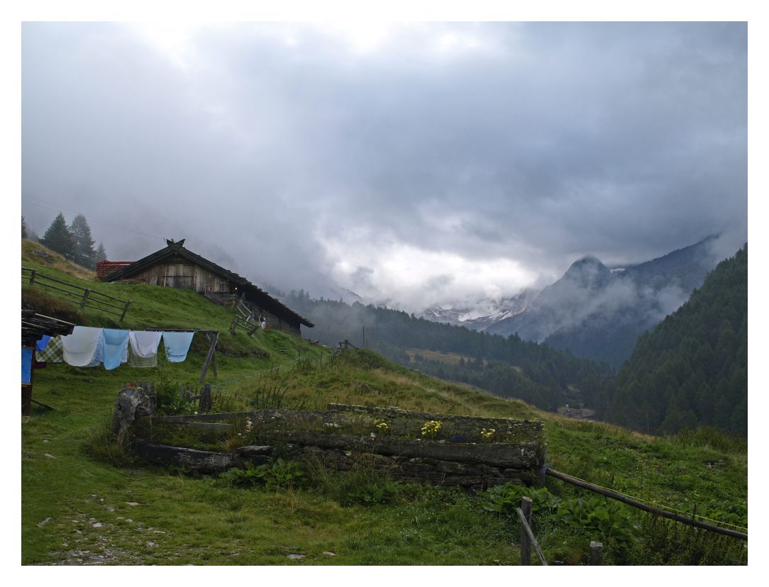 Bei der RABLEID ALM in Südtirol