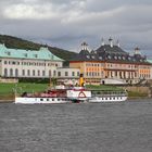 Bei der Rückfahrt von Königstein nach Dresden