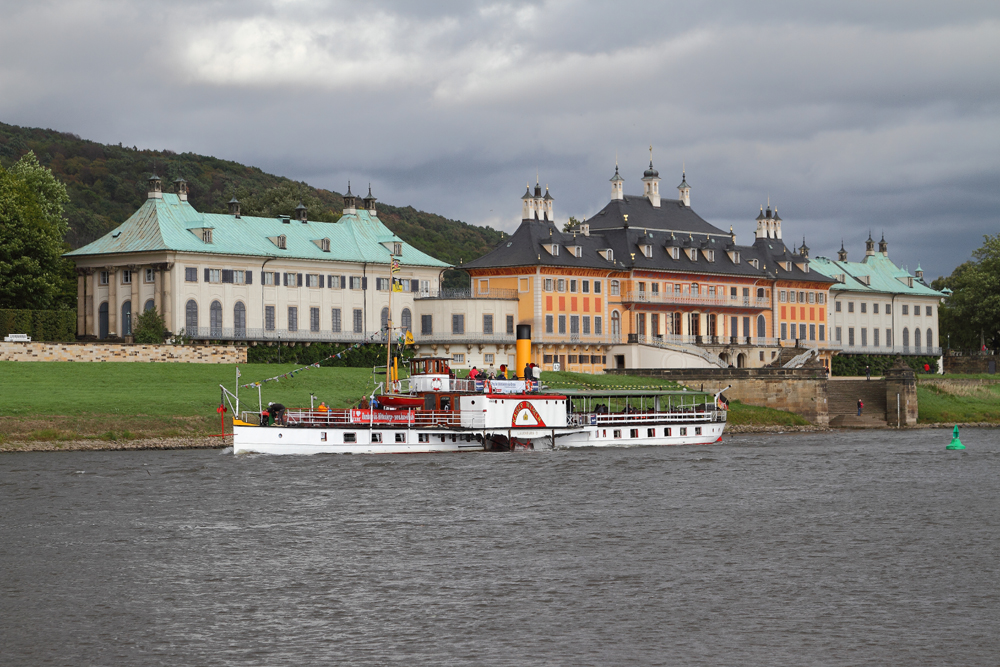 Bei der Rückfahrt von Königstein nach Dresden