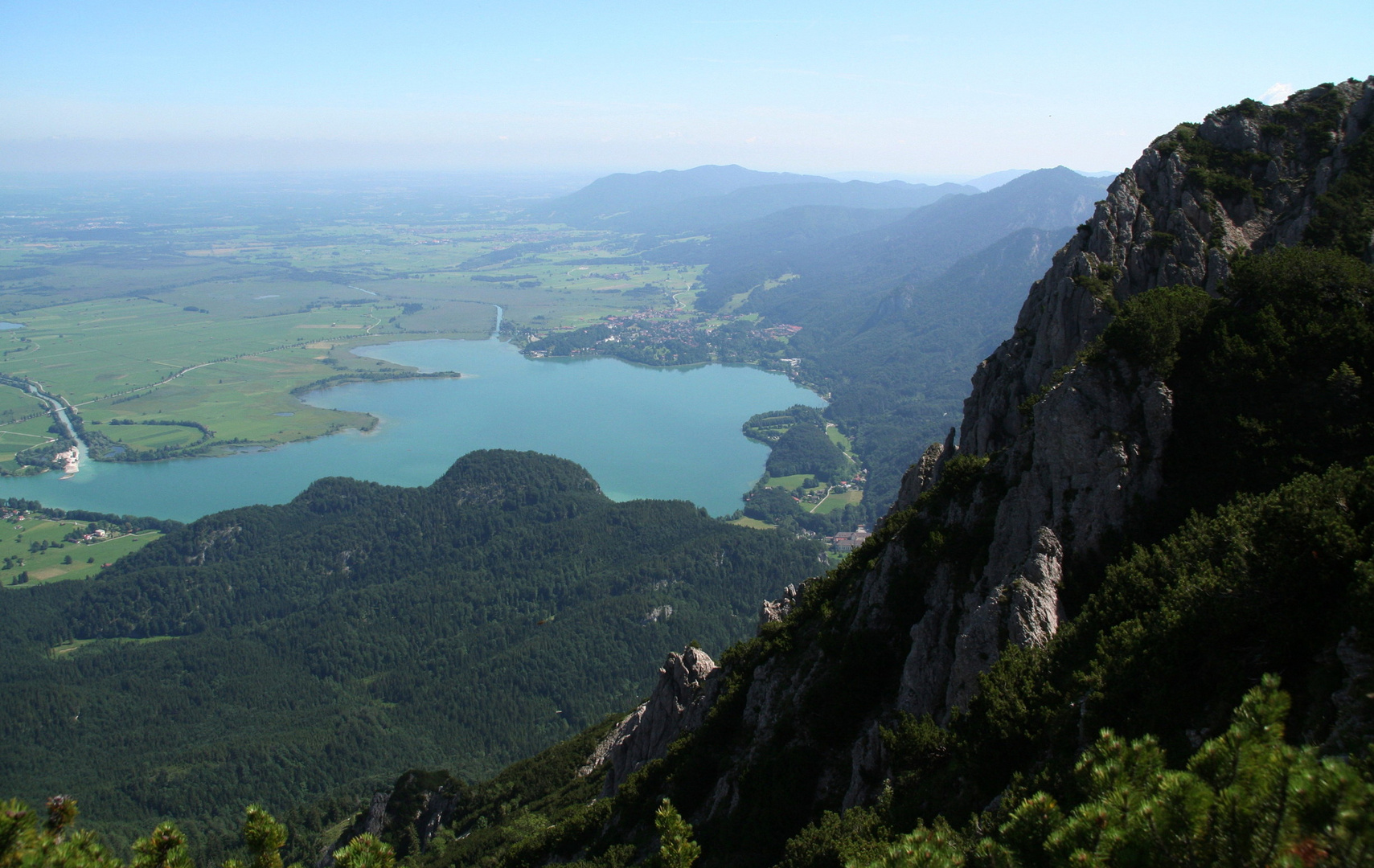 Bei der Wanderung vom Herzogstand zum Heimgarten ...