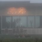 bei diesem Nebel - ab ins Cafe