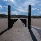 Bei Ebbe am Strand