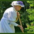 Bei einer Croquet-Partie