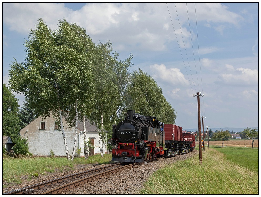 Bei einer Scheune hinter Zittau